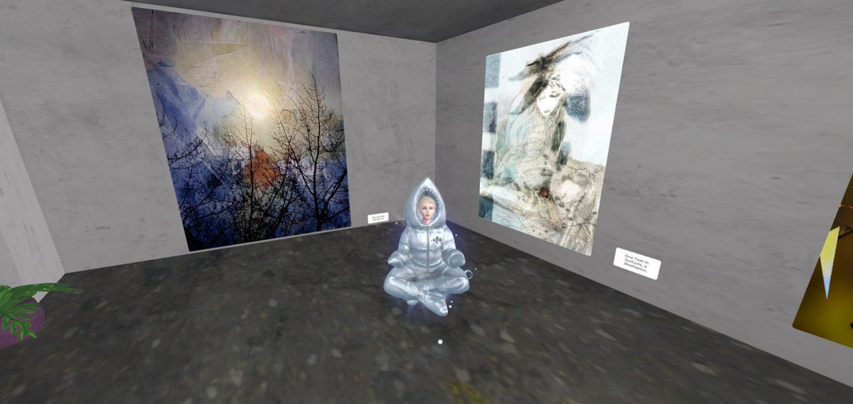 InlocoG21235's tweet photo. Sharkie’s lucky to visit amazing art exhibition of @vadqcooper on @Spatial_io in Shangri La! 🎨
🔗https://t.co/ghL6wQPB8u
#worldhopping #artnow @SpatialEvents #web3 #virtualart #spatial_io https://t.co/rXGrTTdKMk