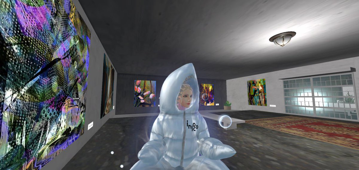 InlocoG21235's tweet photo. Sharkie’s lucky to visit amazing art exhibition of @vadqcooper on @Spatial_io in Shangri La! 🎨
🔗https://t.co/ghL6wQPB8u
#worldhopping #artnow @SpatialEvents #web3 #virtualart #spatial_io https://t.co/rXGrTTdKMk