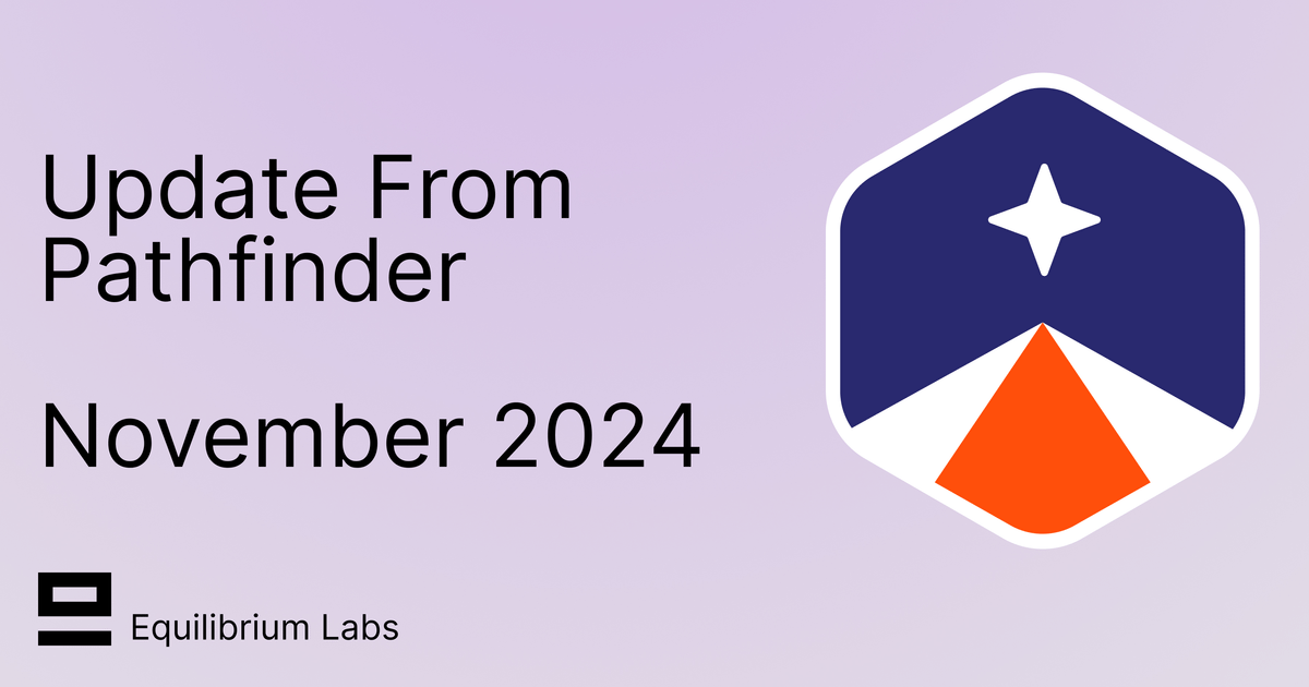 equilibrium_co's tweet photo. November Update for Pathfinder 🔦 A @Starknet full-node implementation in Rust, built by Equilibrium Labs.

🔍 Main Focus: JSON-RPC 0.8.0 support

💪 Key Achievements:

1️⃣ Released Pathfinder 0.15.0:
▸ Preliminary support for the JSON-RPC 0.8.0-rc1 API
▸ Significant improvement in sync performance (~3x faster when catching up)

2️⃣ P2P sync between Pathfinder and Juno (@NethermindStark):
▸ The P2P protocol implementation is crucial to Starknet's path towards decentralization
▸ We have been working on implementing sync via P2P for a long time, and achieving reliable cross-node compatibility with synchronization is the first milestone we've been aiming for
▸ The consensus protocol will build on these foundations
