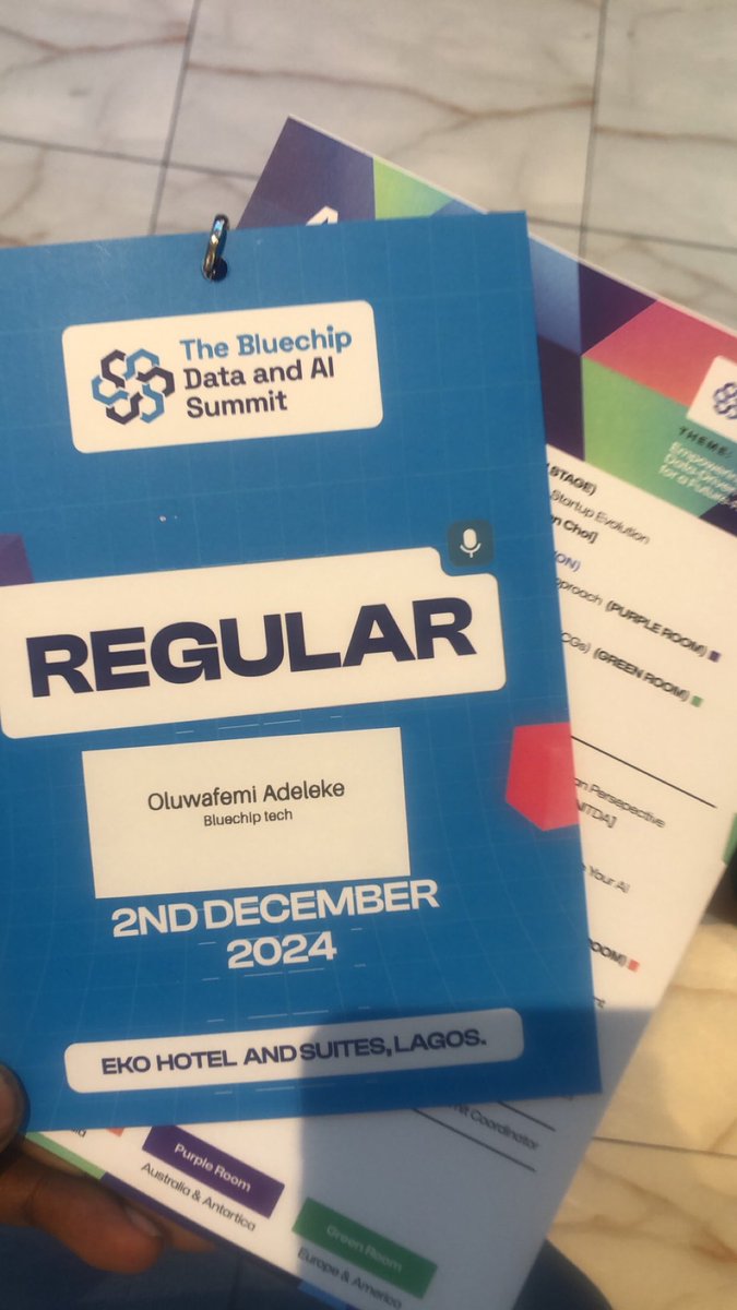 iamfemmiibck's tweet image. In the midst of techies 

#DataAISummit2024 #BluechipTech #Innovation #FutureOfAI #empoweringthedigitalera