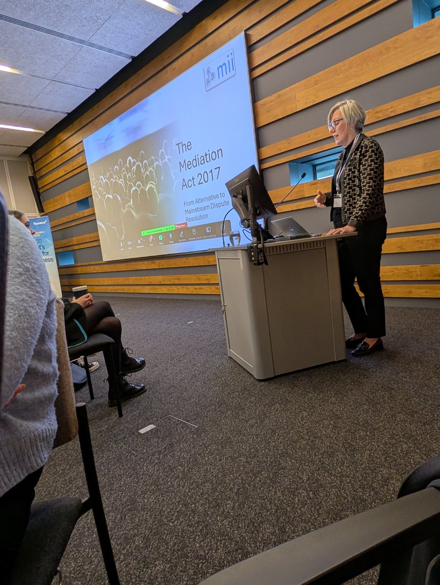 Ber Barry Murray on the impact of mediation in Ireland. "Public bodies are reducing costs through the use of mediation." Speaking at Mediate 24 at the V&amp;A.