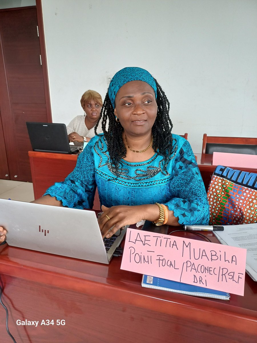 laetitiamuabila's tweet photo. J'ai l'honneur de participer à l'#atelier de #renforcement des #capacités des #conseillères #communales dans le cadre du projet d'appui à la #participation #politique active de femmes #élues à Kinshasa/RDC en tant que point focal RSLF DRI et l'#Union Européenne. https://t.co/ijuK3nZVvd