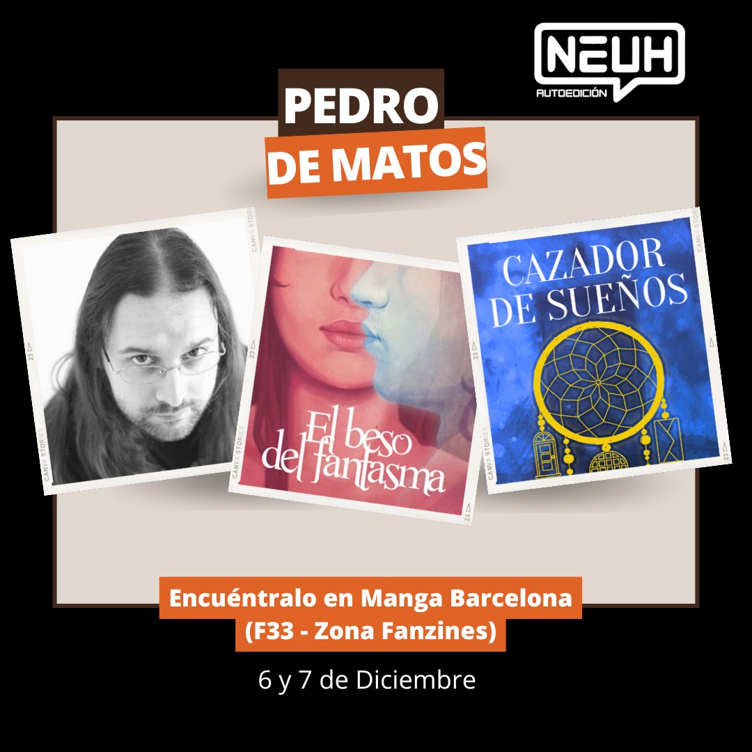 NoEsUnHobby's tweet image. Recordad que el próximo fin de semana #NEUH estará en el Salón del Manga de Barcelona. Nuestro autor @P_dMatos estará en la mesa los días 6 y 7, así que aprovechad para conocerlo y llevaros alguna de sus obras :3