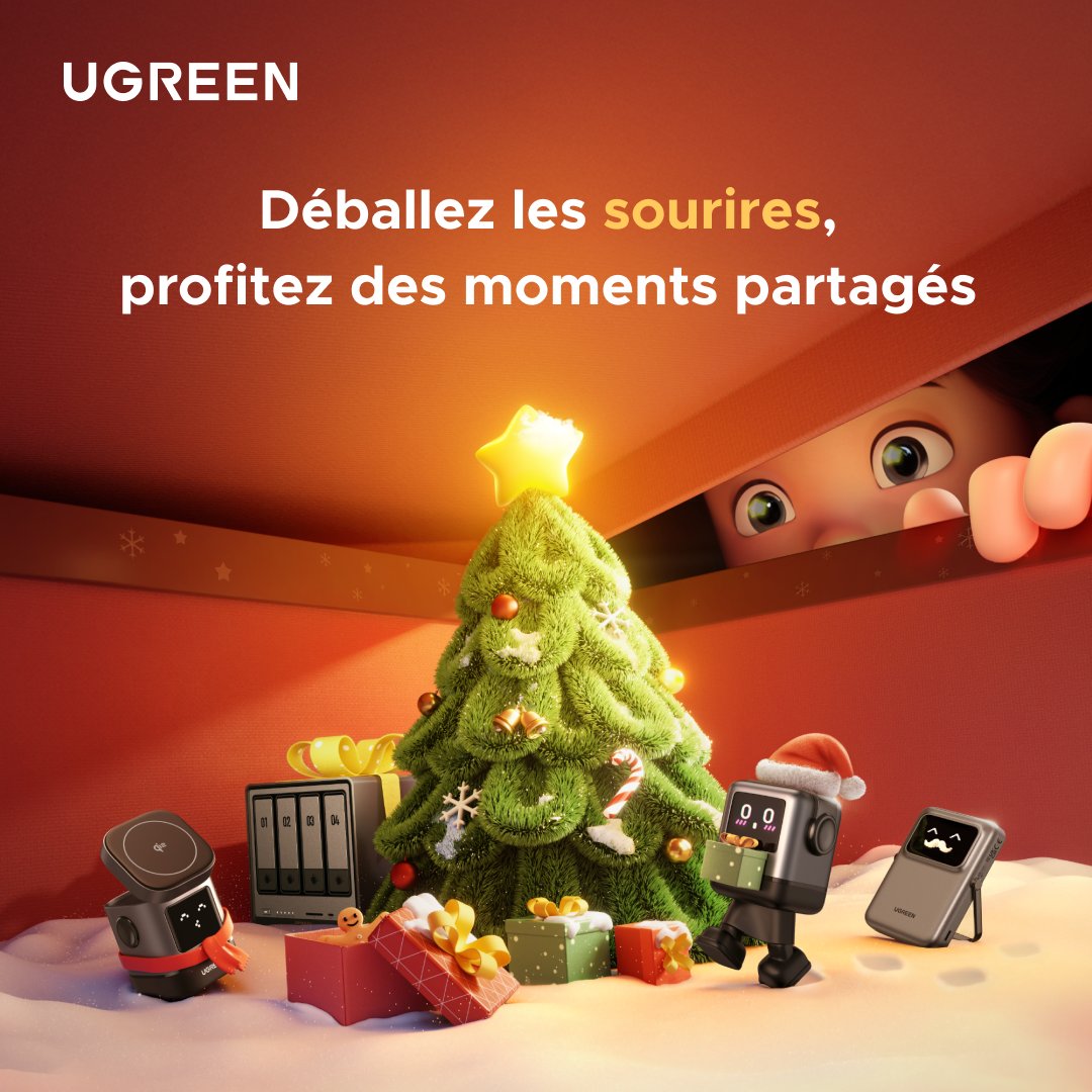UgreenFR's tweet photo. Notre gigantesque cadeau de Noël pour vous ! 🎁✨ #concours

En cette saison des fêtes, UGREEN répand de la joie avec un incroyable jeu-concours : 300 cadeaux exceptionnels d'une valeur totale de 40 000 € !

Vous voulez en savoir plus ? Rendez vous sur notre site 👉 https://t.co/C4qBWh3WNN

#noël #chargeuriphone #ugreenmomentspartagés #Ugreen #jeuconcours #jeuxconcours
