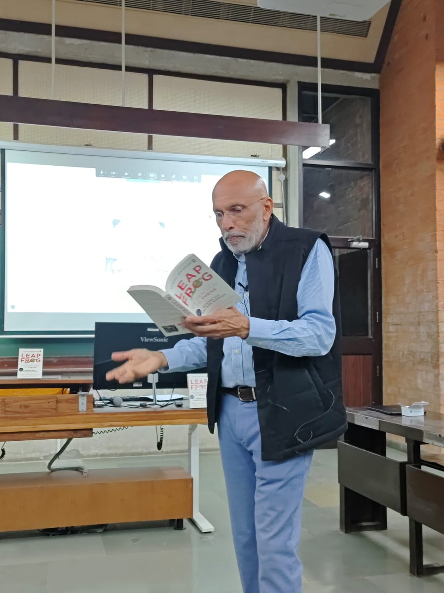 VSLIIMA's tweet photo. Glimpses from the Book Talk delivered by Prof. Mukesh Sud on his book “Leapfrog: Six Practices to Thrive at Work”.
#VSL #IIMAhmedabad #IIMA #booktalk #leapfrog #workpractice https://t.co/TYzMuZfGXW
