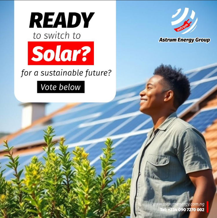 astrumenergy's tweet photo. "💡 Tired of power outages &amp; high electricity bills? Switch to solar with Astrum Energy! 🌞🌍 Enjoy clean, reliable, and cost-effective energy tailored for you. 🚀 Ready for a greener future? Vote below! 🌱⚡ #GoSolar #RenewableEnergy #AstrumEnergy" https://t.co/LHzCckp4gC