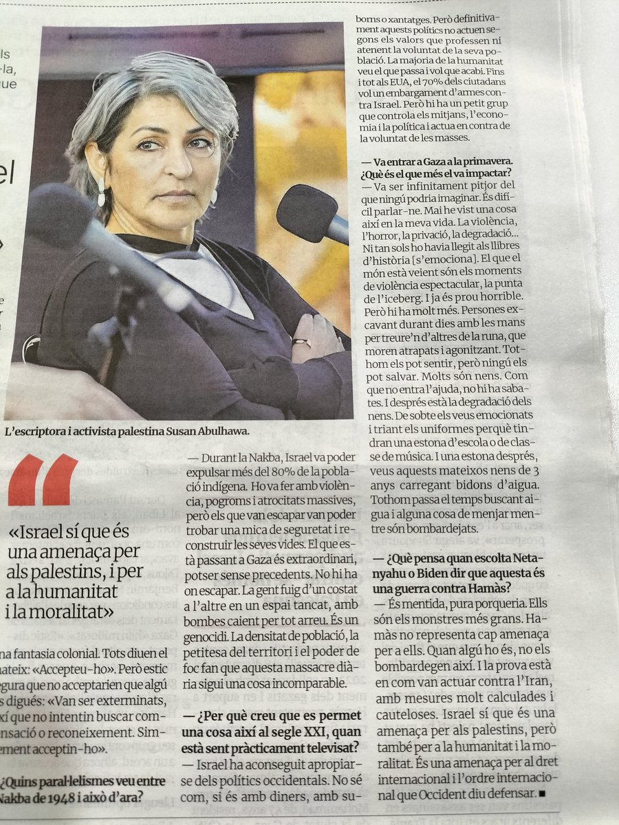 Siusplau llegiu a Susan Abulhawa! Estem tots i totes implicats en el #Genocide_in_Gaza fora!! <a href="/Isr_Amb_Esp/">Embajador de Israel 🇮🇱</a> <a href="/IsraelinSpanish/">Israel en Español</a>