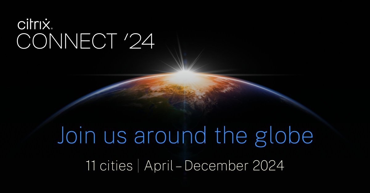 Our final #CitrixConnect stop this year is in Mumbai on December 18! 🇮🇳

Don't miss out on a preview of our product roadmap, technical deep dives, and more. Get details about how to sign up here: spr.ly/6013tp6JZ