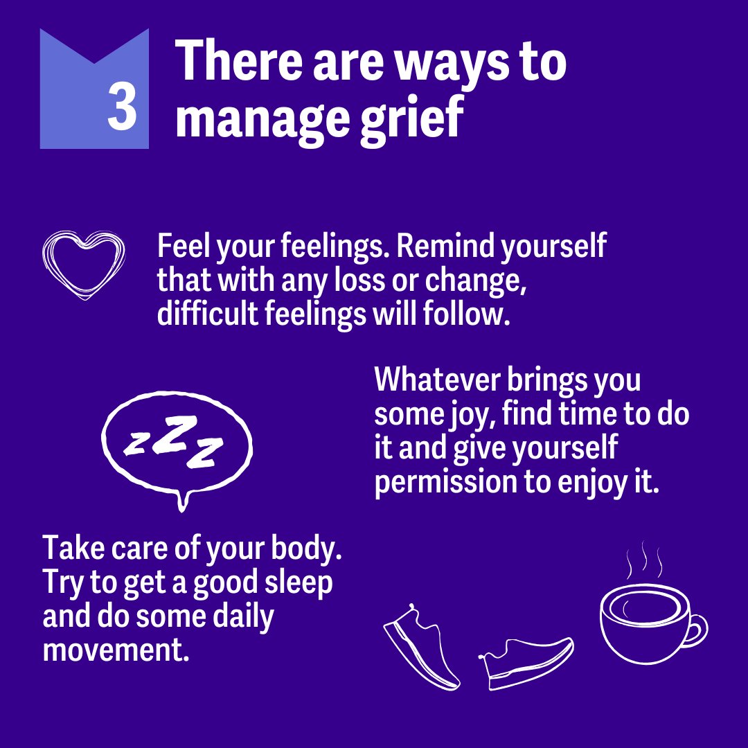 During Grief Awareness Week we're challenging some assumptions about grief.

By better understanding this common part of life we can help people mourn at their own pace, with the correct support, and find their way to their new normal.

Learn more: bit.ly/415Zcjl