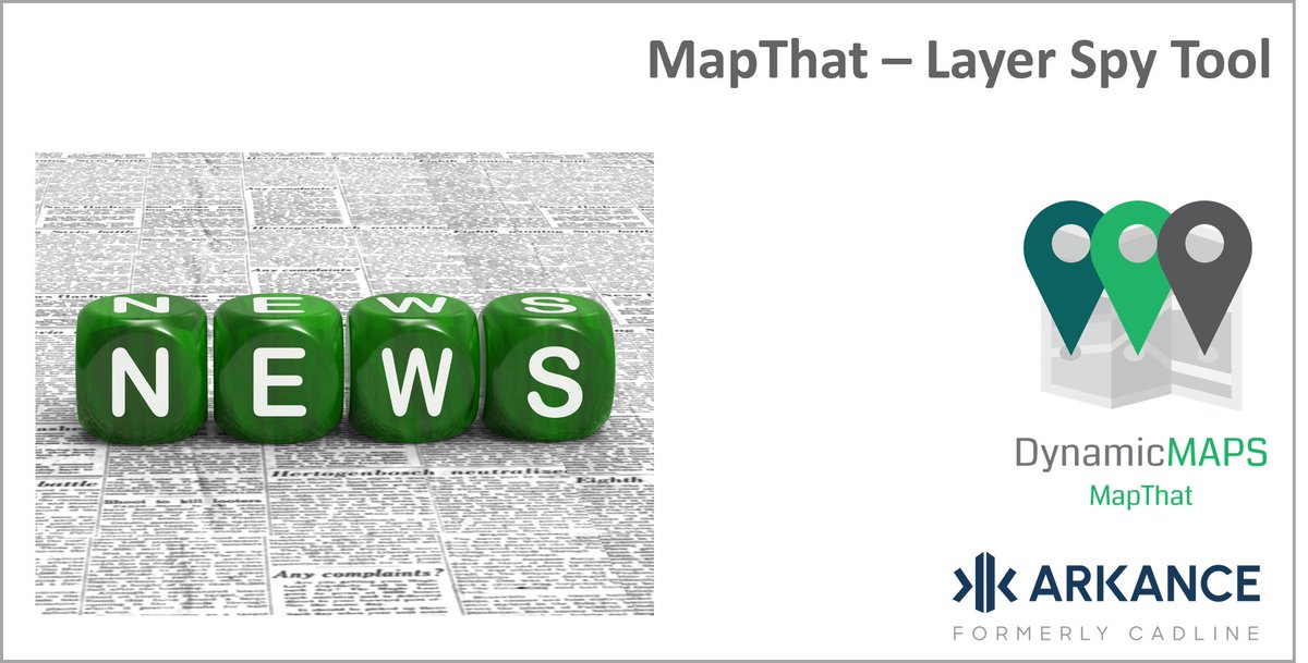 cadlinecomms's tweet image. MapThat – Layer Spy Tool

The DynamicMaps team at #ARKANCE are pleased to announce that in the latest release of our #webGIS – #MapThat – we have a new Layer Spy Tool.

Read more: ow.ly/ARM850U8Vjz