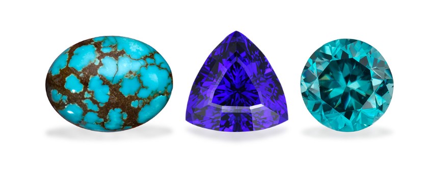 Wishing a joyful birthday to those born in December!🎉
You can select from various birthstones! 
The image, courtesy of GIA, features turquoise, tanzanite, and blue zircon.
#gemstones #gems #finejewelry