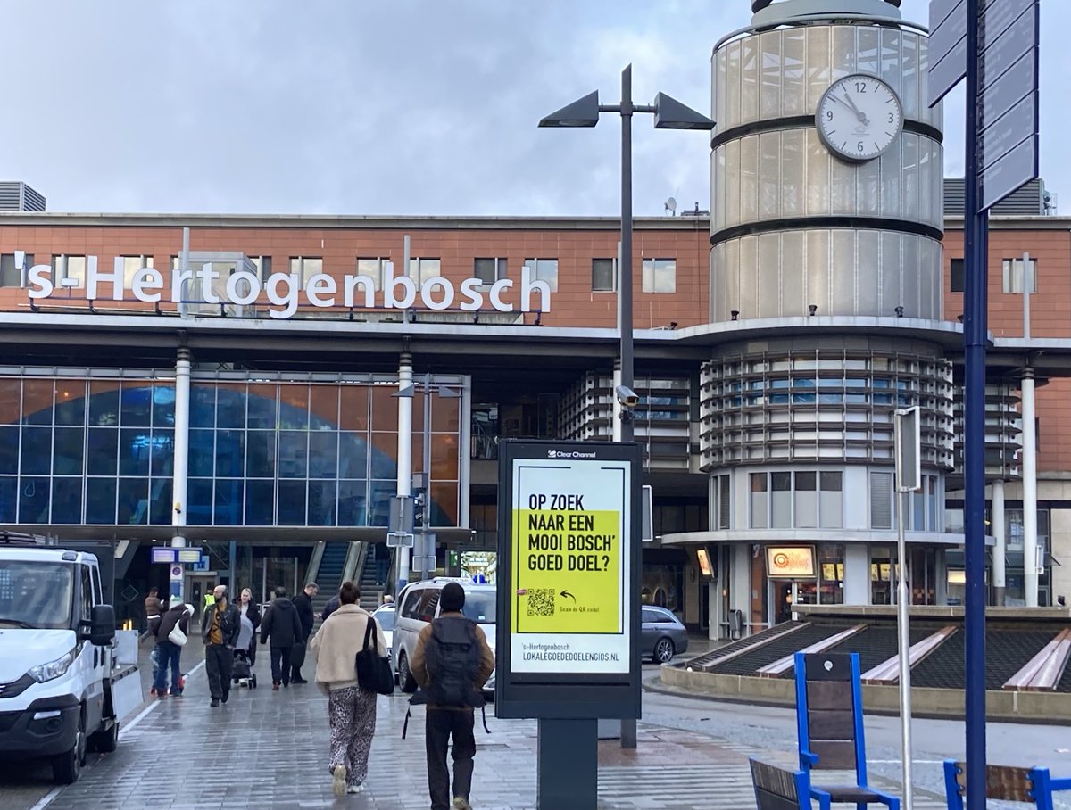 073GoedeDoelen's tweet photo. Vandaag start campagne STEUN LOKAAL voor en achter Station ⁦⁦@shertogenbosch⁩ https://t.co/AXEh6TKCL5