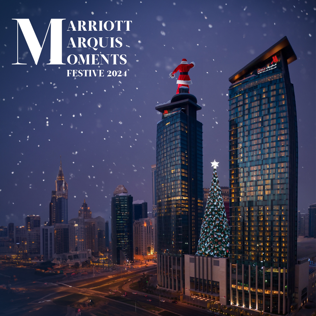 Step into the most delightful time of the year at Marriott Marquis Doha 🎄✨

Discover our festive offerings and make this holiday season unforgettable by exploring our brochure here: bit.ly/MMFestiveBroch….

#marriottbonvoy #yourfavoritedowntowndestination #qatar #festiveseason