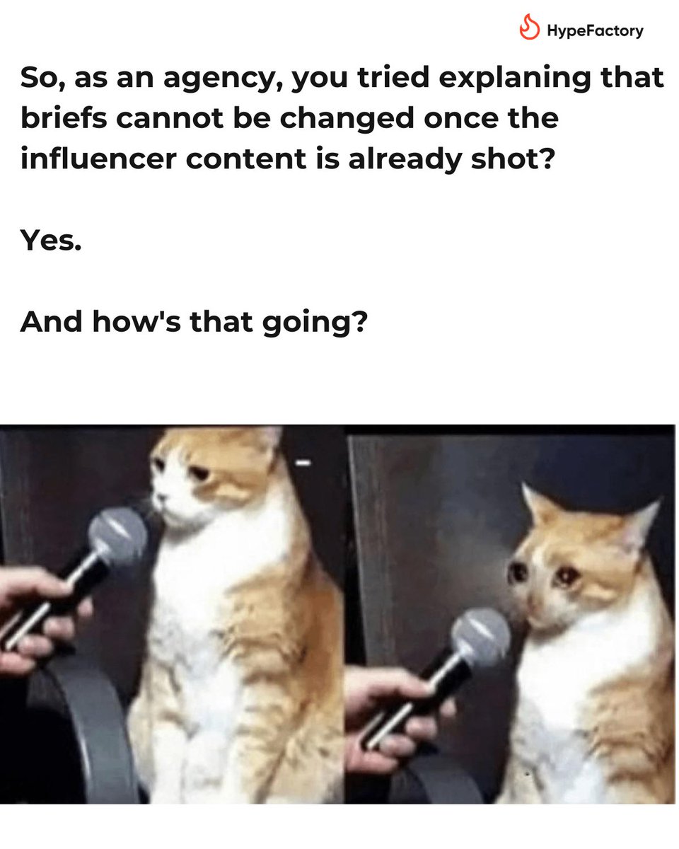 It is always about the brief, right?

#influencermarketing #agencylife #marketinghumour #meme
