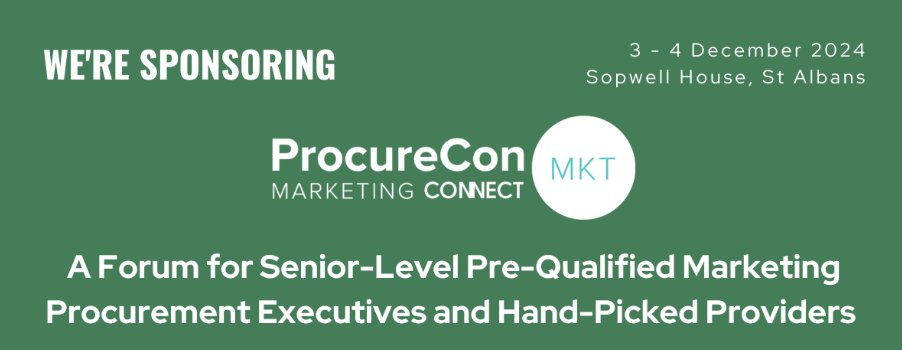 It might be December but APS are showing no signs of slowing down! We're excited to be on the road again at ProcureCon Marketing Connect &amp; can't wait to talk all things #marketingprocurement.

If you're there &amp; spot George Smart and John Nodding please do say hello!

#PCMConnect
