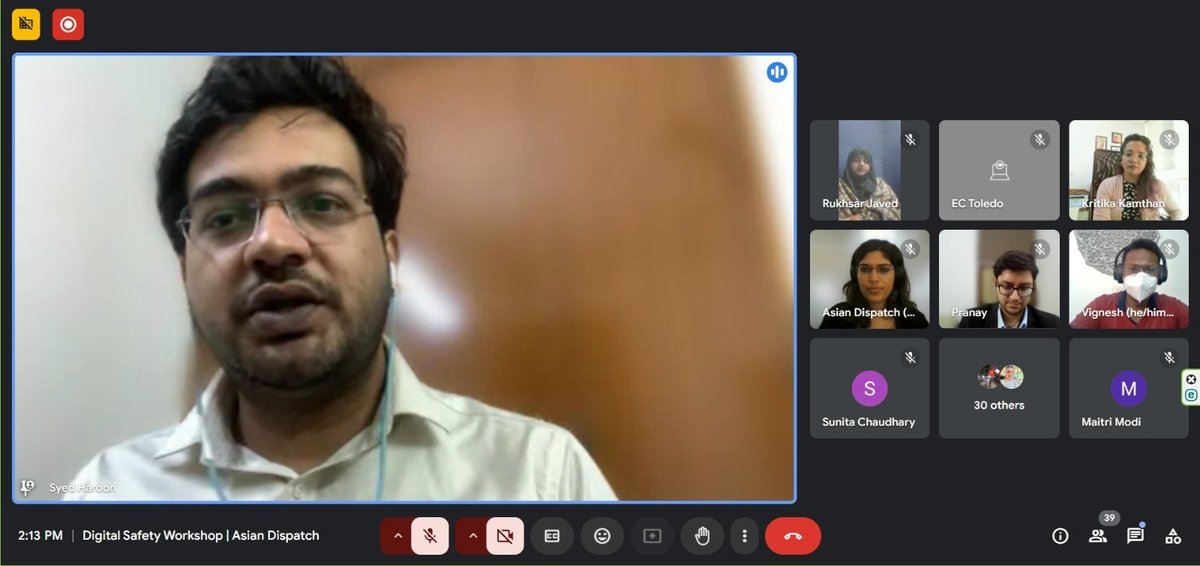 SFLCin's tweet image. #DigitalSecurityTraining

@SFLCin undertook a Digital Security Training (DST) for @AsianDispatch_ on November 28th, 2024.

Syed Mohammad Haroon, Volunteer Counsel, Vignesh, Technologist, and Pranay, Fellow at SFLC.in, led the training session. DST was attended by…