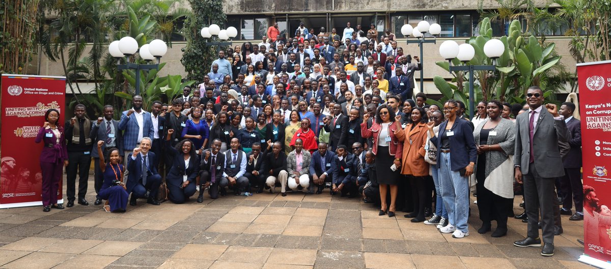 UNODCEastAfrica's tweet photo. @UNODC_EA Regional Representative @MittalAshita launched Kenya's National Youth Forum on Corruption with @EACCKenya Chairperson David Oginde joined by over 300+ youth,@NYC_YouthVoice @elfafrica1 @Ean_Kenya #ICAD2024 #UnitedAgainstCorruption https://t.co/nRxLKD0A4J