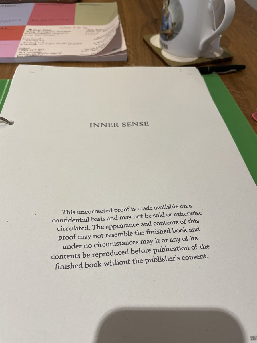 Proofs! That magical (and slightly nerve-wracking) moment when it starts looking like an actual book! 

#interoception #newbook #comingsoon