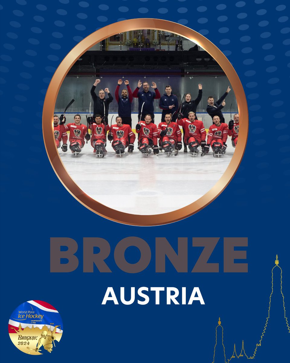 paraicehockey's tweet image. Your C-Pool medallists 🥇🥈🥉
Read our competition review: bit.ly/41fPbA6

#ParaIceHockey #CPool #Bangkok2024