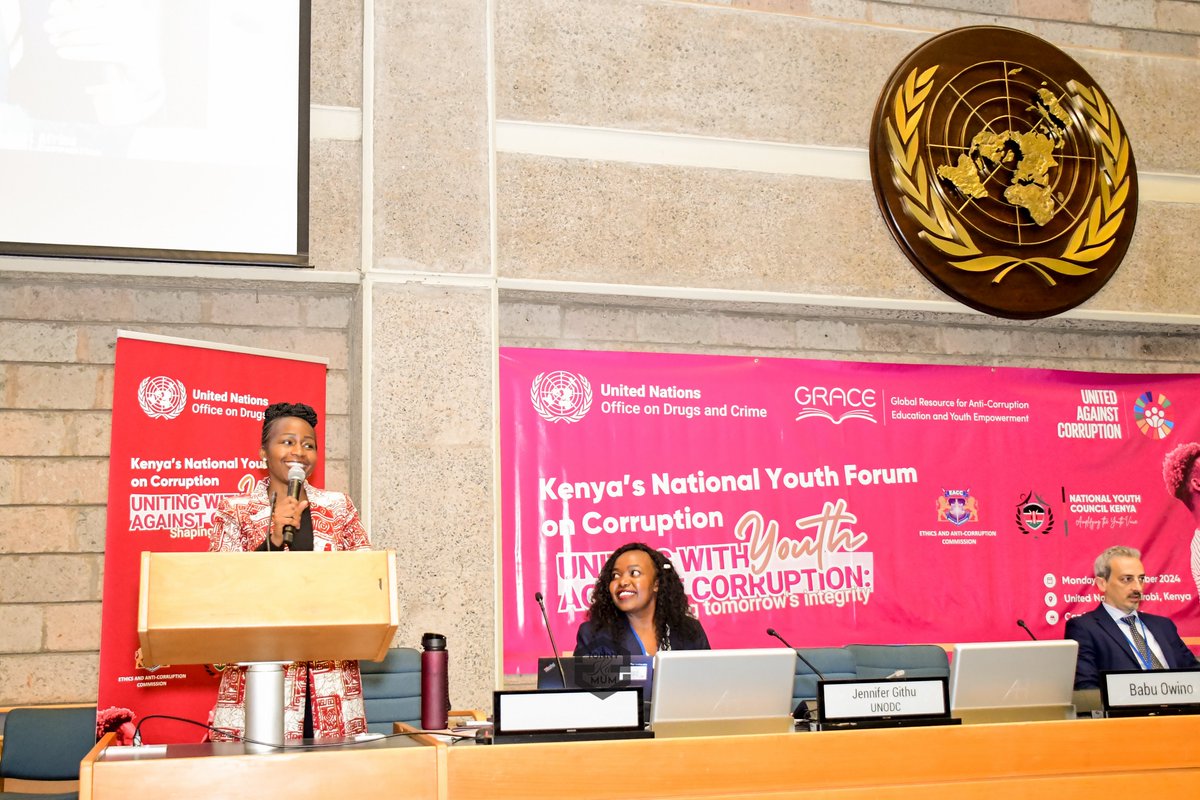 <a href="/MittalAshita/">Ashita Mittal</a> <a href="/EACCKenya/">EACC</a> <a href="/NYC_YouthVoice/">National Youth Council Kenya</a> <a href="/elfafrica1/">Emerging Leaders Foundation-Africa</a> <a href="/Ean_Kenya/">ean_kenya</a> <a href="/UNODC_AC/">UNODC Anti-Corruption and Economic Crime</a> <a href="/siasaplace/">Siasa Place</a> <a href="/WOSWA/">WOSWA</a> <a href="/UoNLawFaculty/">University of Nairobi Faculty of Law</a> <a href="/YoungMPsKenya/">YoungMPsKenya</a> <a href="/SOSCVKenya/">SOS Children's Villages in Kenya</a> <a href="/F_Checchi/">Francesco Checchi</a> The forum provided a platform for meaningful dialogue between youth &amp; policymakers on governance and integrity, ultimately developing an actionable youth anti-corruption proposal to be presented during #ICAD2024. Thanking <a href="/EACCKenya/">EACC</a> <a href="/elfafrica1/">Emerging Leaders Foundation-Africa</a> <a href="/NYC_YouthVoice/">National Youth Council Kenya</a> <a href="/YoungMPsKenya/">YoungMPsKenya</a>