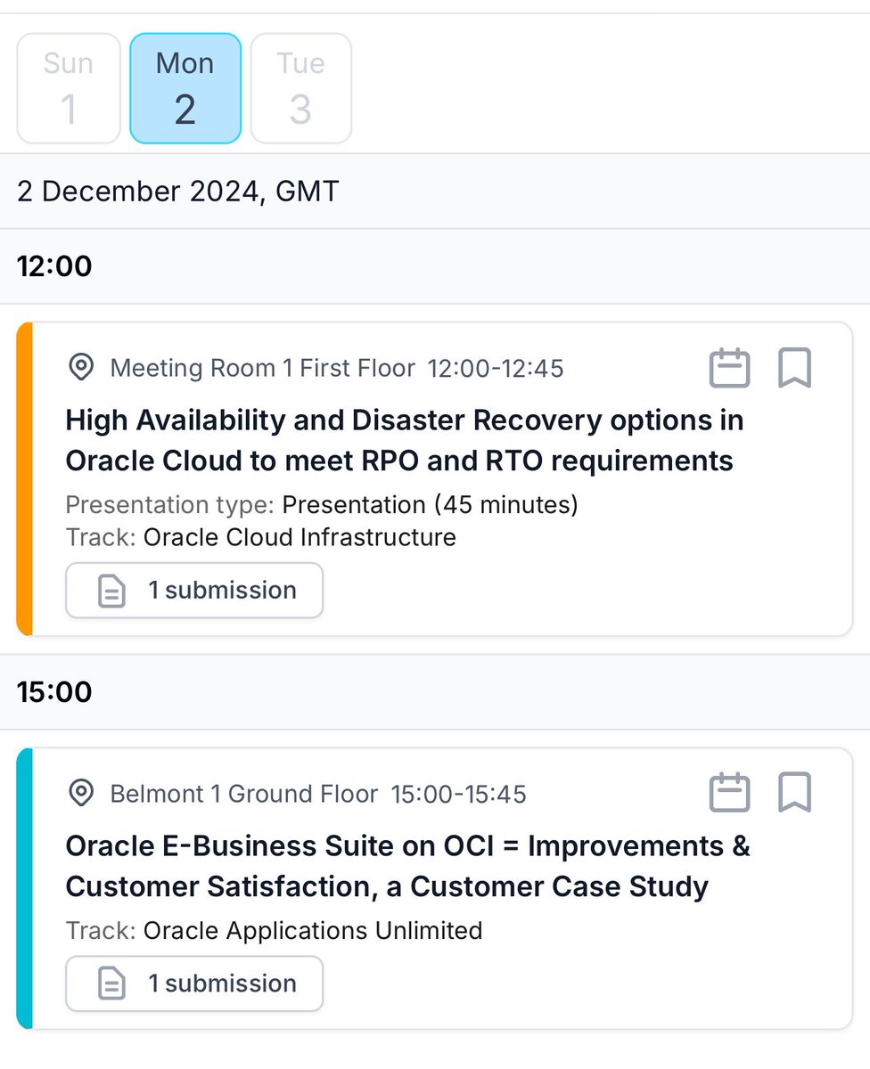 #ukougDiscover24 #oci excited to present two sessions today at the UKOUG Discover24 conference. 
#oracleace
