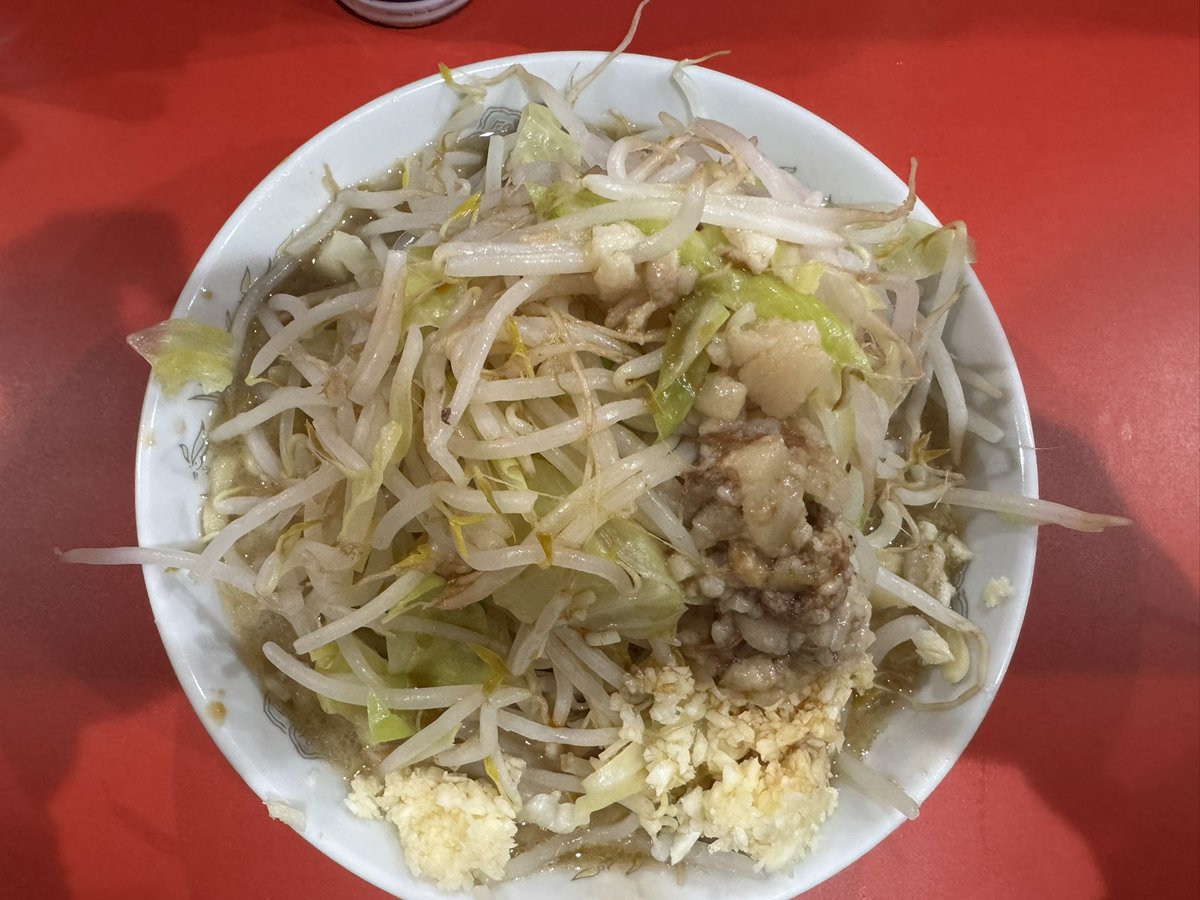 二郎朝倉街道駅前店、大変美味しゅうございました