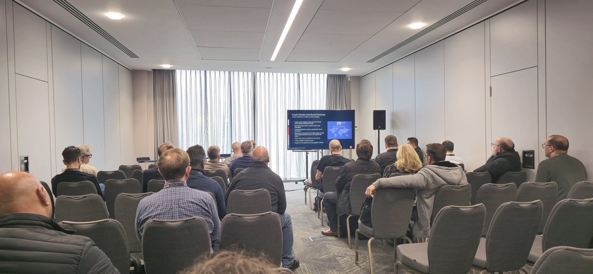 sai_penumuru's tweet image. Excited to attend Oracle Database 23ai for Mission Critical Deployments: What’s New by Shasank Chavan at #ukougdiscover24! Looking forward to insights on the latest features and enhancements in Oracle Database 23c for performance, scalability, and reliability in mission-critical…