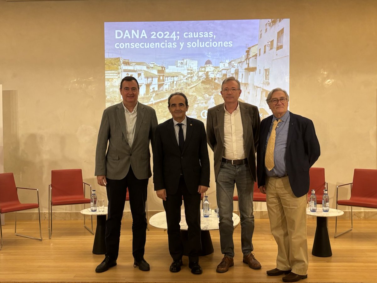 Extraordinaria jornada del ⁦<a href="/Colegiocaminos/">Colegio de Ingenieros de Caminos</a>⁩ sobre la DANA 2024 👍🏻 Profesores ⁦<a href="/CaminosUPV/">Caminos UPV</a>⁩ y compañeros ⁦<a href="/caminoscv/">Caminos CV</a>⁩ son relatores de la catástrofe: F Francés, J Marco, F Bonet, C Castro, F Vallés, JL Santaisabel, J Benadero, M Reyes y J Machí
🔝🔝🔝🔝🔝💙❤️💛