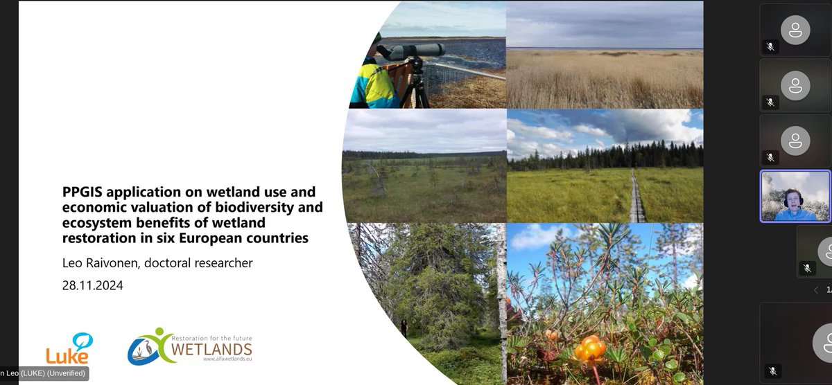 ALFAwetlands Project (@alfawetlands) on Twitter photo 🫧Final session of Young Researchers' Webinars took place on 28th November!
🫧 Ojaswi Sumbh, Haonan Guo and @LRaivonen presented this time!
This webinar series was a collaborative initiative by sister projects #ALFAwetlands, <a href="/WetHorizons/">WET HORIZONS</a> , <a href="/RESTORE4Cs/">RESTORE4Cs</a> , <a href="/REWET_HE/">REWET_HE</a> 🤝 🫧Final session of Young Researchers' Webinars took place on 28th November!
🫧 Ojaswi Sumbh, Haonan Guo and @LRaivonen presented this time!
This webinar series was a collaborative initiative by sister projects #ALFAwetlands, <a href="/WetHorizons/">WET HORIZONS</a> , <a href="/RESTORE4Cs/">RESTORE4Cs</a> , <a href="/REWET_HE/">REWET_HE</a> 🤝