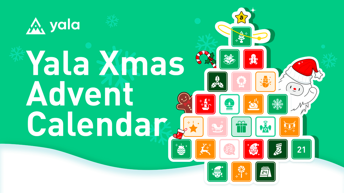 Introducing: The Yala Xmas Advent Calendar 🎅🎄

Participate in 24 days of festive challenges, mysteries &amp; more to earn surprise rewards (and a whole load of Berries) 🫐🫐🫐

Keep an eye out for daily tasks in the thread below 👇