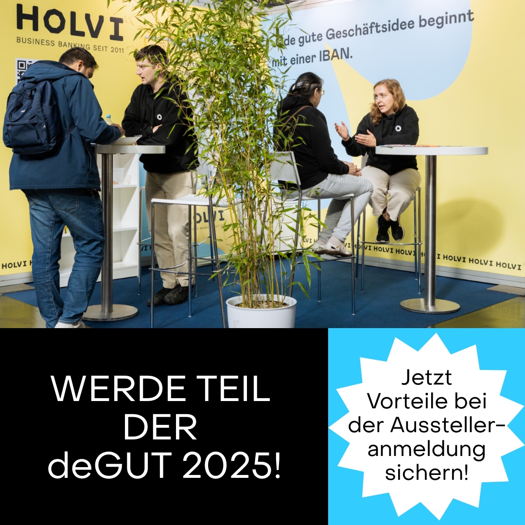 🚀 Early Bird für die deGUT 2025 ist gestartet! Sichert euch 8% Skonto, rotierende Bannerwerbung und ein kostenloses Marketing-Upgrade für die ersten 10 Ausstelleranmeldungen. Mehr Infos &amp; Anmeldung in unserer Bio! #deGUT2025 #ILB #IBB #SenWiEnBe #MWAE #ESF_BB