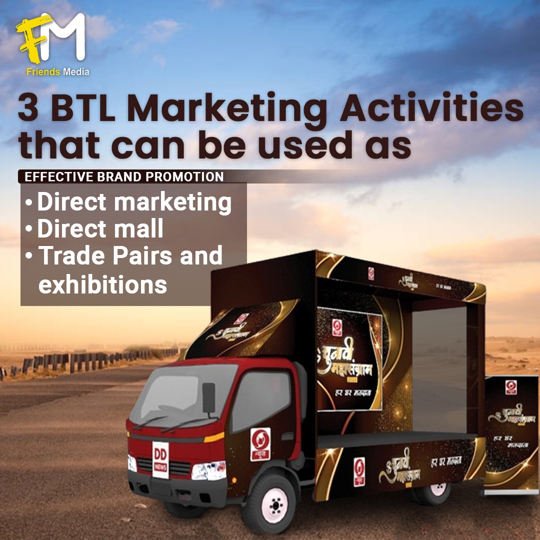friendmedia's tweet image. Boost Your Brand with These 3 BTL Marketing Strategies:

Direct Marketing
Mall Activations
Trade Fairs &amp;amp; Exhibitions
💡 Take your promotions to the next level!

#BTLMarketing #BrandPromotion #FriendsMedia