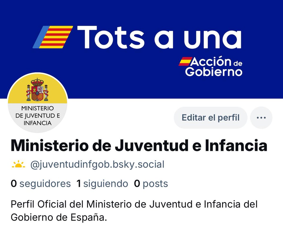 Ministerio de Juventud e Infancia tweet media