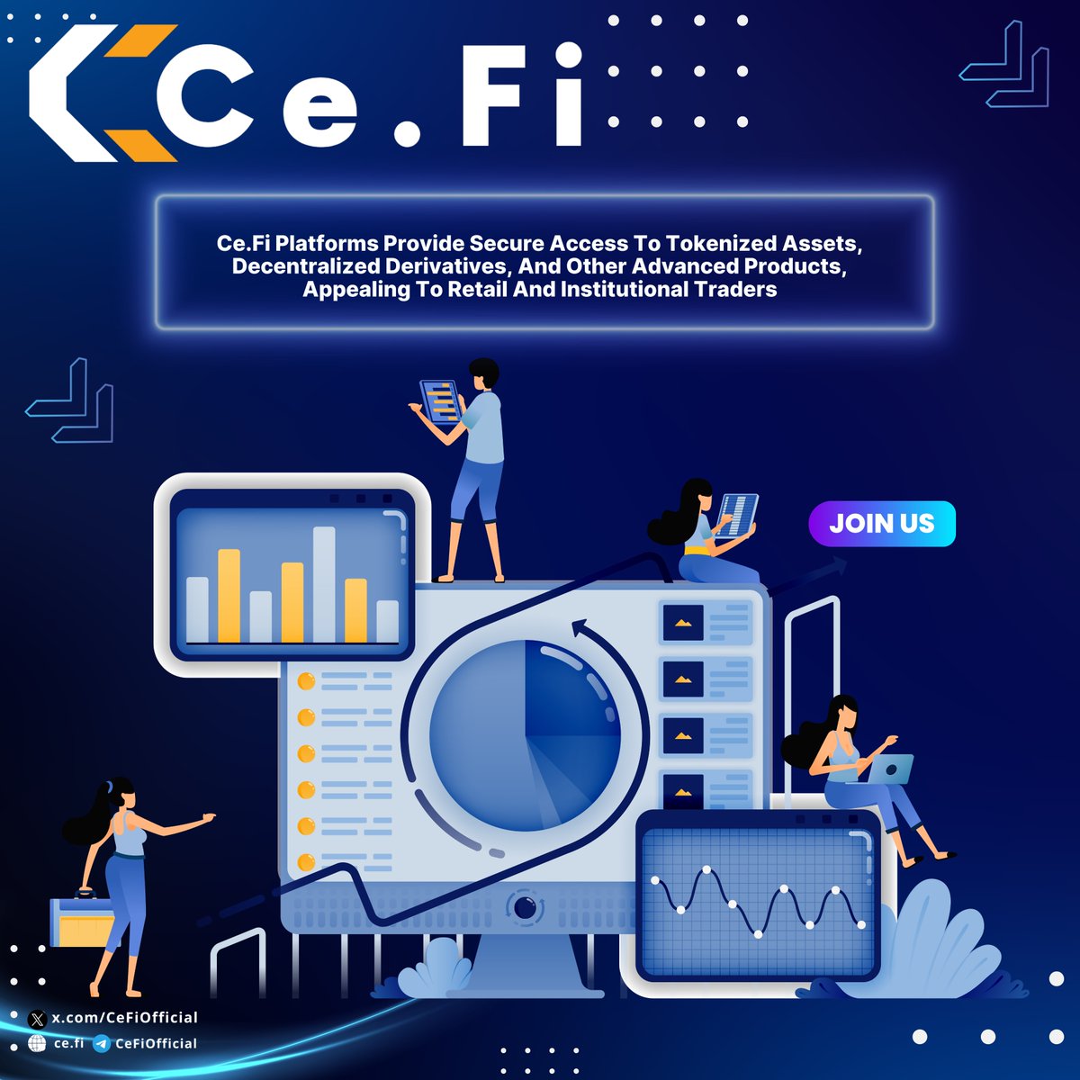 Ce.Fi provides secure access to tokenized assets and advanced products for all traders

#CeFi #dex #Crypto #cryptocurrency