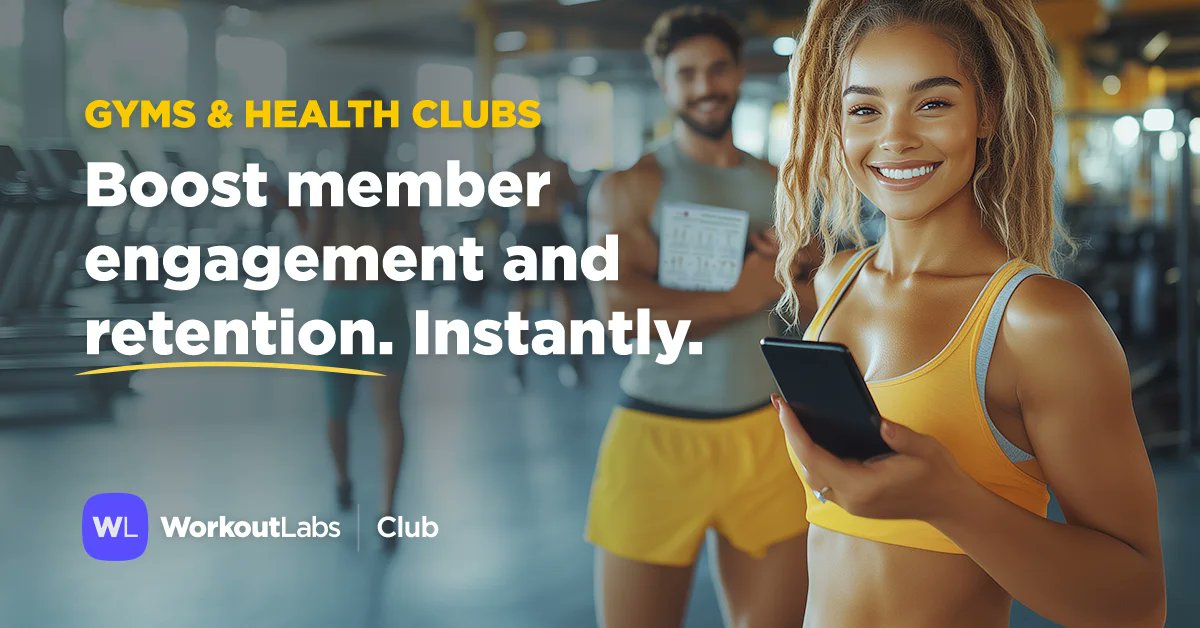 Gym and health clubs! See how our Club platform can effortlessly boost your member engagement and retention, instantly: workoutlabs.com/club/