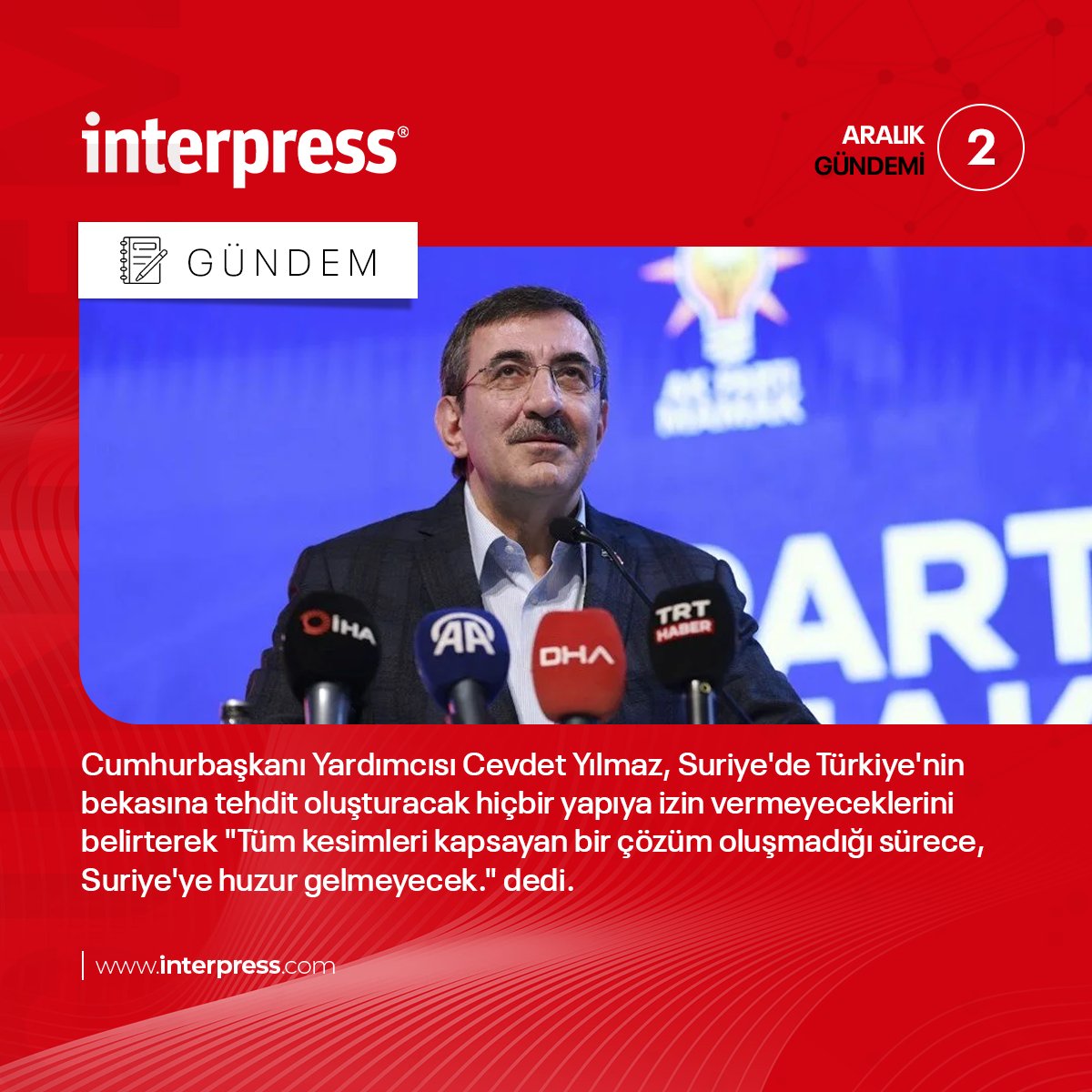 Interpress1940's tweet photo. Interpress ile Türkiye'nin gündemine dair tüm ayrıntılardan haberdar olun. ☑️

🗓️ 2 Aralık 2024

#Interpress #TürkiyeninHafızası #TürkiyeninGündemi