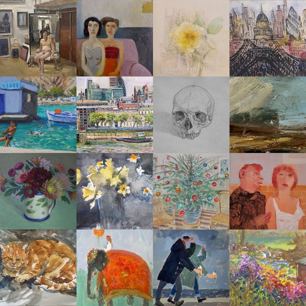 newenglishart's tweet photo. 📢The #NEAC ONLINE FUNDRAISING #ART AUCTION IS NOW LIVE!

It features nearly 150 original #paintings &amp; #drawings by 50+ current member #artists (and a few by dearly remembered ones). 

🔗See link in comments to view the artworks and place your bids now! https://t.co/m3Mu8wHasA