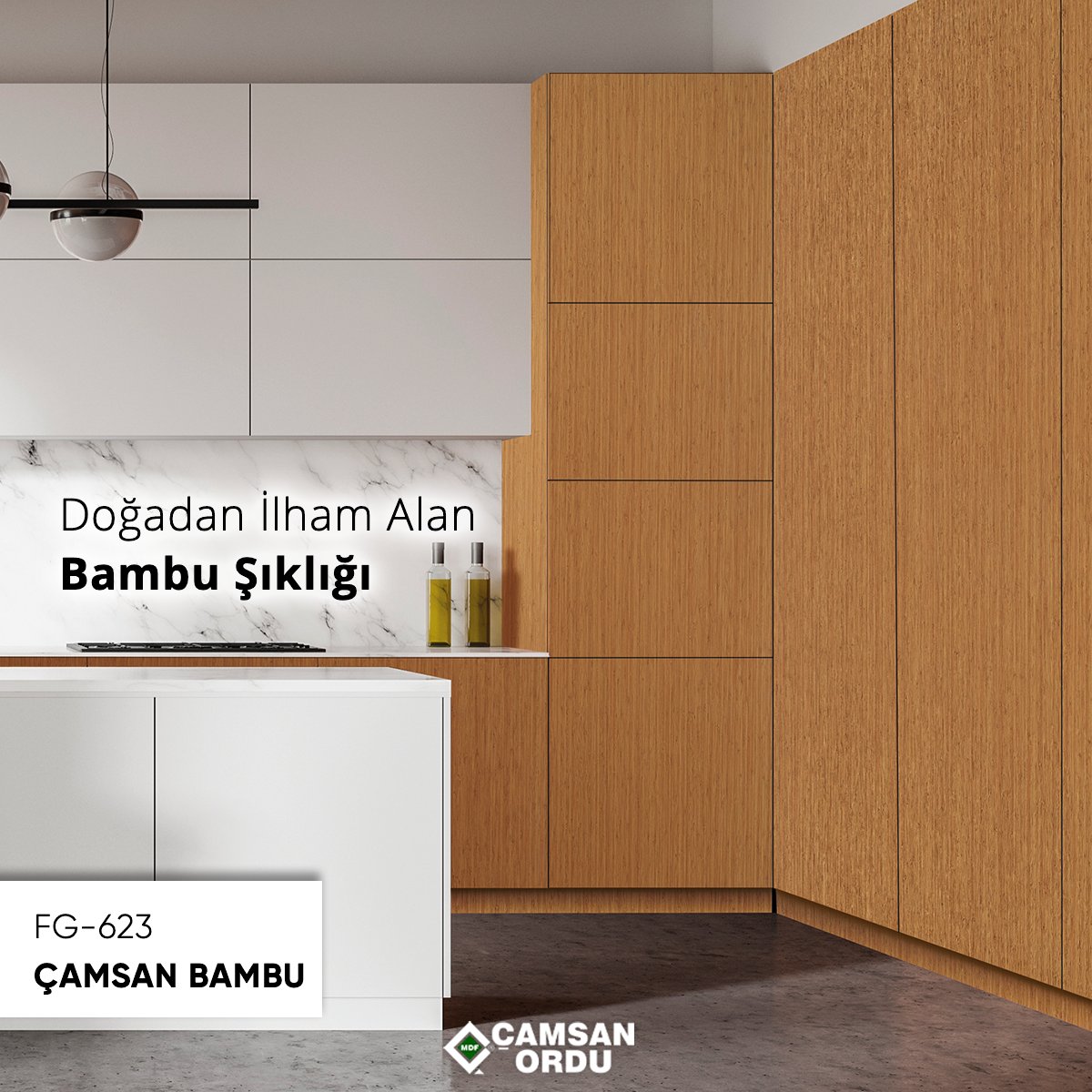 CamsanOrdu's tweet photo. Doğal bambu dokusuyla yaşam alanlarınıza özgünlük katın. Çamsan Ordu, projelerinizde estetik ve doğallığı bir arada sunar.
#ÇamsanOrdu #MDF #MDFLAM #ASTARLAM #Homedecor #Design #Tasarım #Homedesign #Decoration #Doğa #Nature https://t.co/63oLbzFaBn
