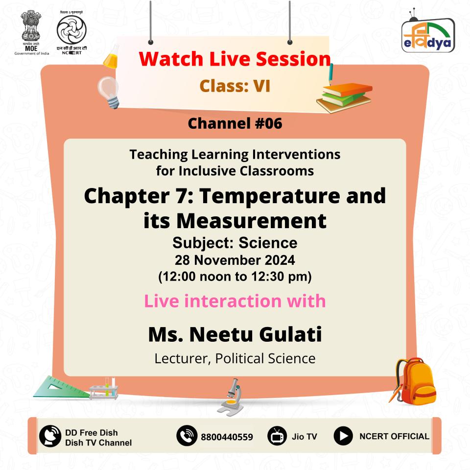 NeetuGulati3's tweet photo. #liveteaching
#inclusiveeducation
It's always enthralling & exciting to go live!
Conducted Yet another Live session that promotes inclusive education under #teachinglearninginterventions for #inclusiveclassrooms for @pmevidya channel at @ciet_ncert
Link
https://t.co/aMrjvtDLJa https://t.co/1jXnL0o9t8