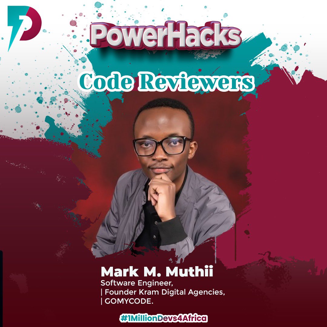 plpcommunity's tweet image. Less than a week to @PLPAfrica #Classof2024 Kenya Graduation, and #PowerHacks2024🇰🇪 is in full swing, gearing up for an epic finish.😎

Ready to review your solution architecture is Mark M. Muthii, a Software Engineer and Founder of Kram Digital Agencies.

#1MillionDevs4Africa