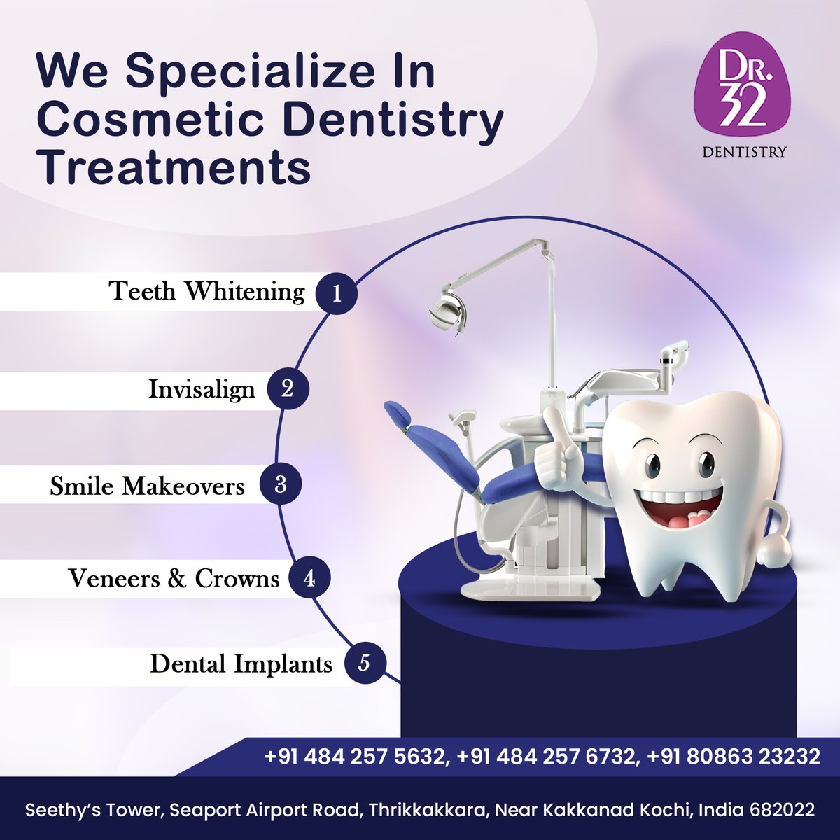 iDoctor32's tweet photo. Transform your smile with the finest in cosmetic dentistry.

📷 Call us to book your appointment : 80863 23232

#CosmeticDentistry #SmileTransformation #TeethWhitening #Invisalign #Thrikkakara https://t.co/GXeoLpAMji