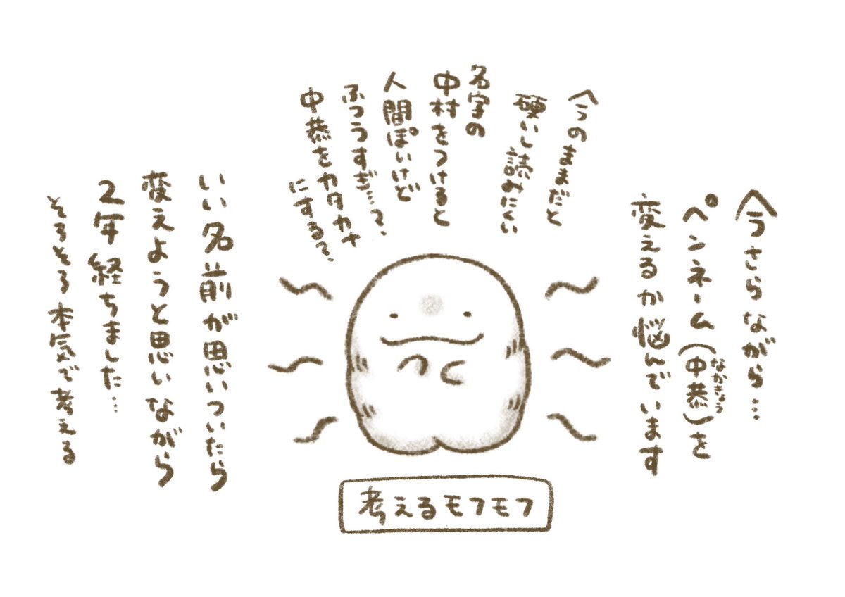 「悩み 」中恭@『モフ太』単行本2/3発売の漫画