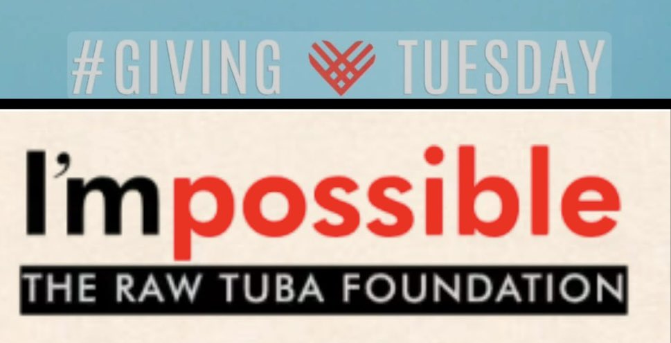 🎺 Greetings from the RawTuba Foundation! 🎨 This #GivingTuesday, join us in making a difference with music and art education in New Mexico and beyond. 
Donate today and help us reach our goal: rawtubafoundation.com/donate
Thank you for your support! 🙏 #MusicEducation #ArtForAll