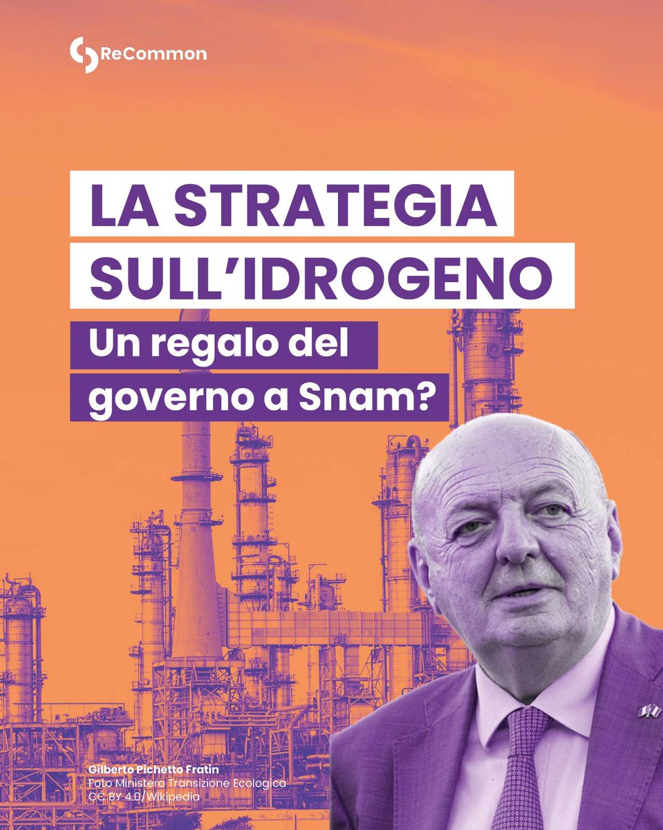 ReCommon (@recommon) on Twitter photo 🧐La nuova strategia sull'idrogeno del governo 🇮🇹 ridimensiona la domanda, non spiega da dove usciranno i soldi per i progetti più costosi e soprattutto è un assist per #Snam e il suo Corridoio Sud dell'Idrogeno, pietra angolare del #PianoMattei.
🛑Insomma, l'idrogeno verrà 🧐La nuova strategia sull'idrogeno del governo 🇮🇹 ridimensiona la domanda, non spiega da dove usciranno i soldi per i progetti più costosi e soprattutto è un assist per #Snam e il suo Corridoio Sud dell'Idrogeno, pietra angolare del #PianoMattei.
🛑Insomma, l'idrogeno verrà