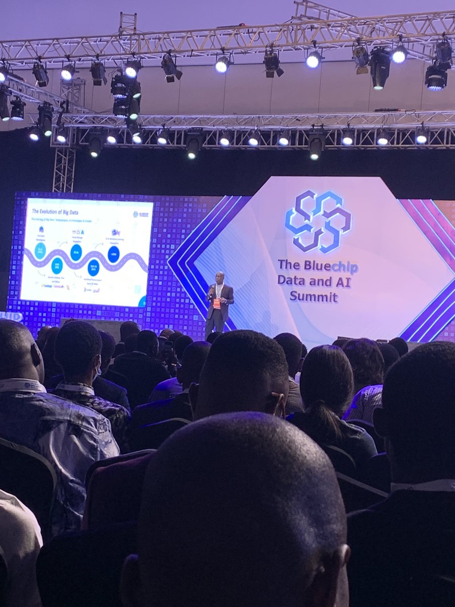 ogbuefi_Jeff's tweet photo. The evolution of big data with @KazTewogbade @BluechipTechNG
#BluechipDataandAISummit https://t.co/feFQZXPPXf