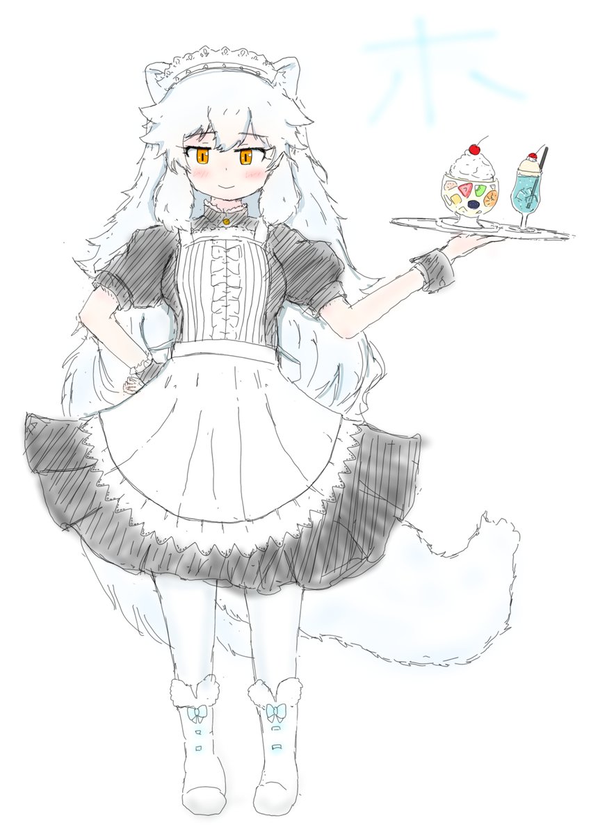 「クラシカル・ホッキョックメイド 」|🏝もかちーの🦊のイラスト