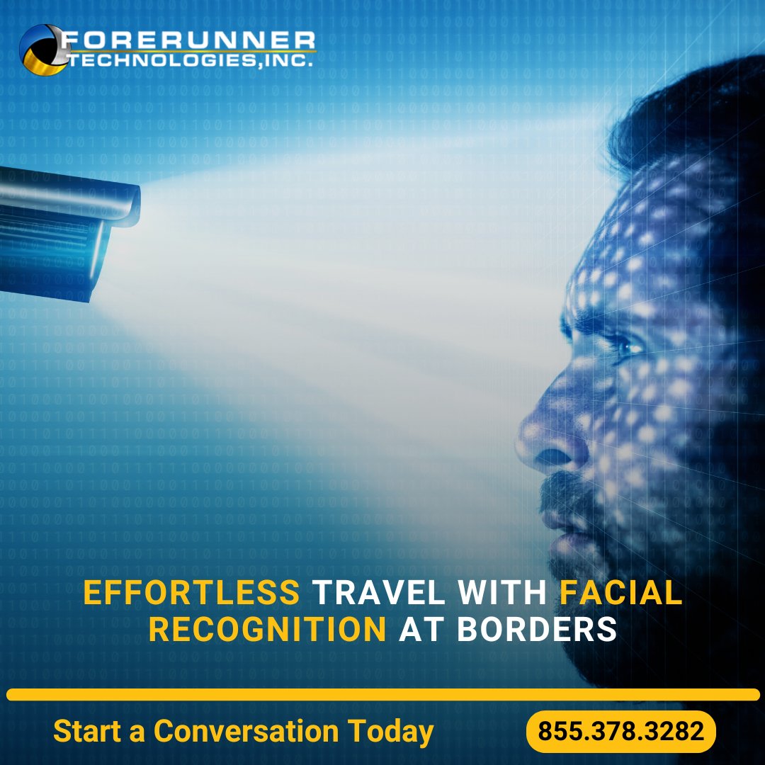 ForerunnerTS's tweet image. Experience effortless border crossings with facial recognition, automated airport security for quicker processing, and enhanced passenger safety through biometric solutions.

#TravelSecurity #BiometricSolutions #FacialRecognition #PassengerSafety #ForerunnerTech #nec #mitel
