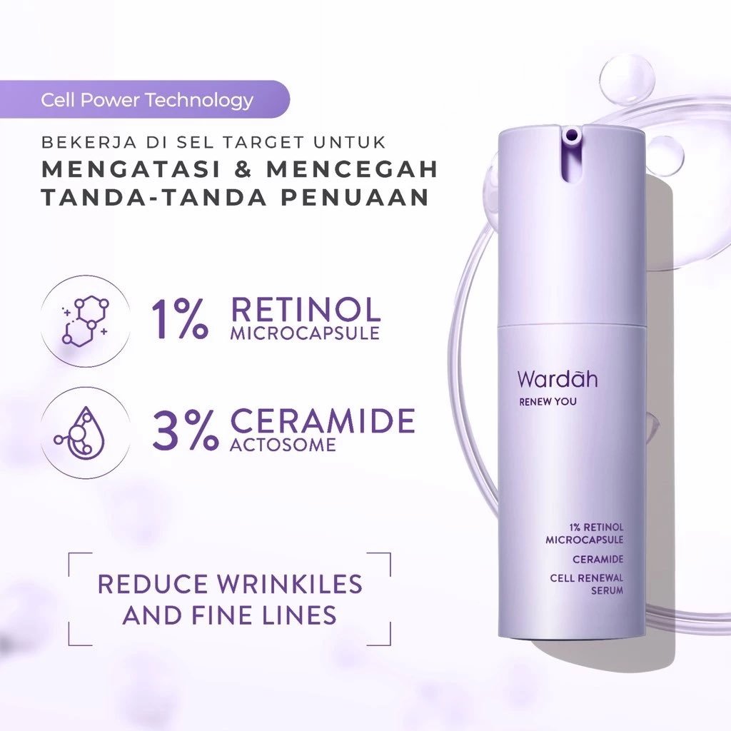 GIVEAWAY: DAY&amp;NIGHT CREAM + SERUM✨🪄

spesial produk anti aging biar tetep keliatan awet muda dari <a href="/wardahbeauty/">Wardah Beauty Official</a> Renew You Series. 

— rulesnya follow aku, RT 💗 tweet ini. kalo udah komen⤵️ 

“mau #WardahRenewYou” (boleh copas). Gitu aja, goodluck!💜

#giveaway #RetinolWardah