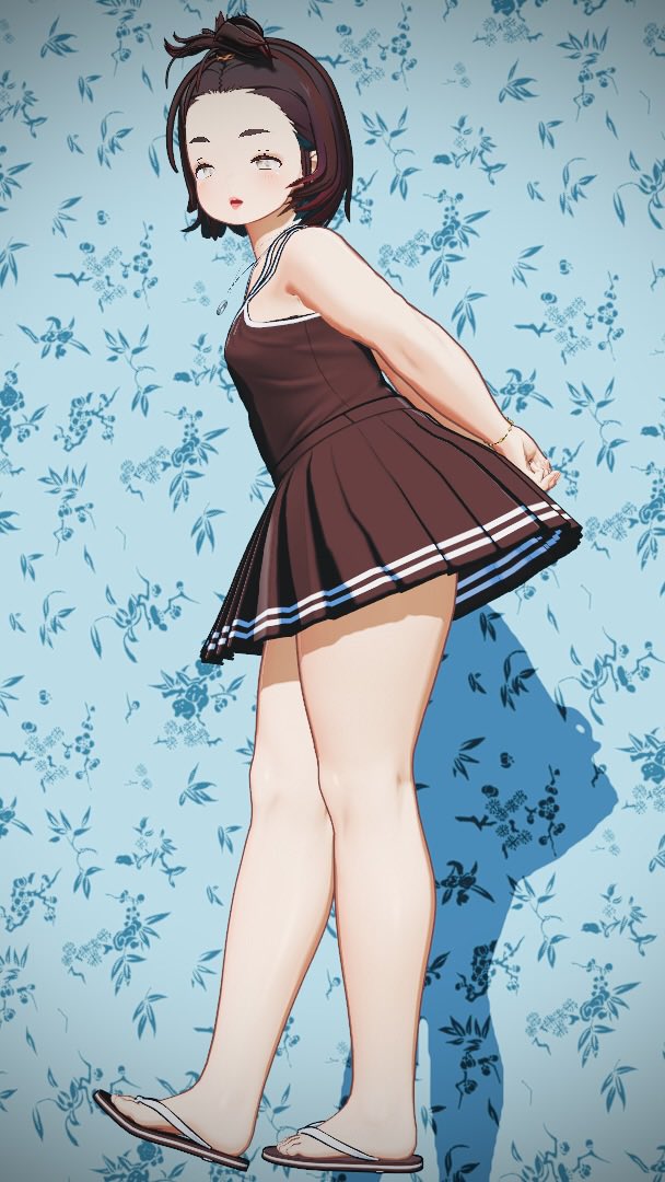 女子グループに1人は居そうな前髪ちょんまげヘアーでおしゃべり大好き賑やかし担当デむちむちもちもちブで可愛い『持木 智代』ちゃん。
気になったら公式ロダに居るので遊んであげてください。 #サマすく