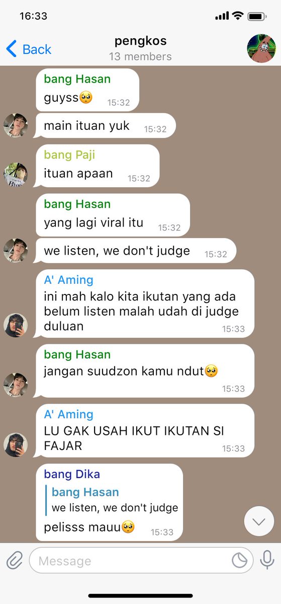 dunianeptunuss's tweet photo. we listen, we don't judge

(tapi semuanya di judge)

#KostPakRadenstory few tweet au! https://t.co/MNtGwKpBqN